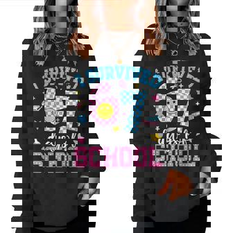 Happy 67 Days Of School Meme 100 Days Of School Boys Girls Women Sweatshirt - Thegiftio