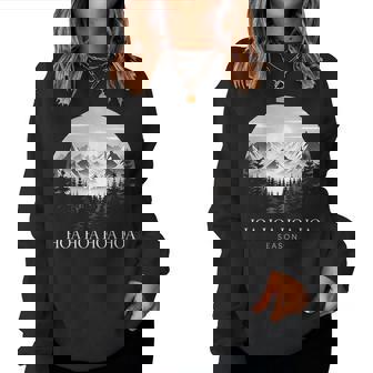 Hoa Season Autumn Fall Mist Trendy Graphic Women Sweatshirt | Seseable CA