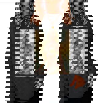 Hot Girl On 男性用 セクシーな天使の座り グランジ 長袖tシャツ レディーススウェットシャツ - Kawaiitshirt