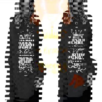 Husband Of The Birthday Queen Matching Birthday Party Women Sweatshirt - Thegiftio