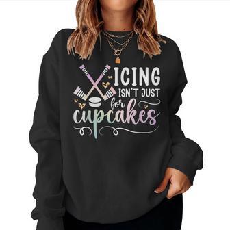Icing Hockey Girl Ice Hockey Player Ice Hockey Girls Women Sweatshirt - Thegiftio UK