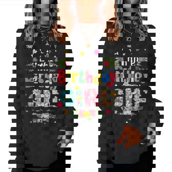 I'm The Birthday Girl Bday Hawaii Family Party Decor Women Sweatshirt | Seseable CA