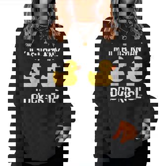 I'm This Many Ducks Old Duck 2Nd Birthday 2 Years Old Bday Women Sweatshirt - Thegiftio