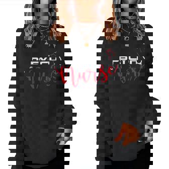 Infermiera Psichiatrica -Tetoscopio Psych Nurse Women Sweatshirt - Novitaregali