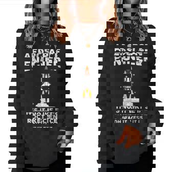 Ingegnere Aerospaziale Fresco Per Uomini Donne Razzocienziatopazio Women Sweatshirt - Novitaregali