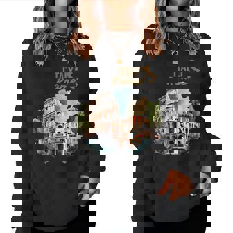 Italia Coliseo Roma I Love Italy Lover Sudadera Mujer - Regaloses