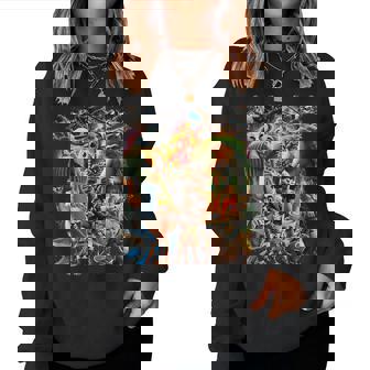 Italian-Brainrot Ai生成動物 Z世代 男性 女性 若者 レディーススウェットシャツ - Kawaiitshirt