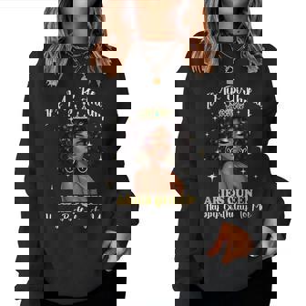 It's My Birthday Aries Queen Girl Zodiac Sign Women Sweatshirt - Monsterry