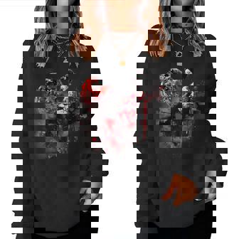 Japanese Geisha Kimono Geisha Girl Sakura Cherry Blossom Women Sweatshirt - Thegiftio