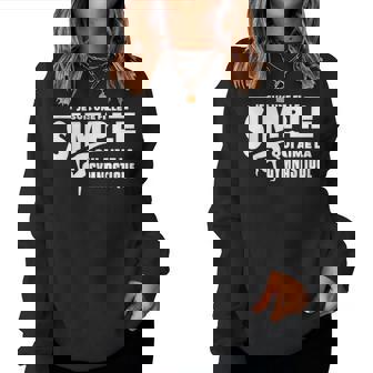 Jeuis Une Filleimple Qui Aime La Gymnastique Sweat-shirt pour femme - Cadeauxyz