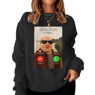 John Pork Is Calling John Pork Meme Women Women Sweatshirt - Thegiftio UK