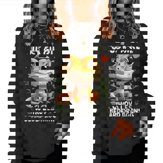 Just A Girl Who Loves Bearded Dragons Women Sweatshirt | Seseable FR