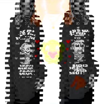 Just A Girl Who Loves Brussels Sprouts Women Sweatshirt - Thegiftio