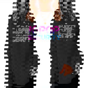 K-Pop Security Mom Dad Halloween Costume Women Sweatshirt - Monsterry