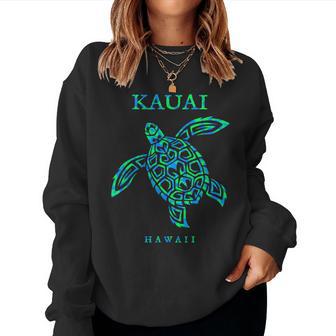 Kauai Hawaii Sea Turtle Boys Girls Toddler Women Sweatshirt - Thegiftio