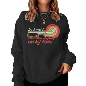 Be Kind To Every Kind -Eganintage Retrotyle Sudadera Mujer - Regaloses