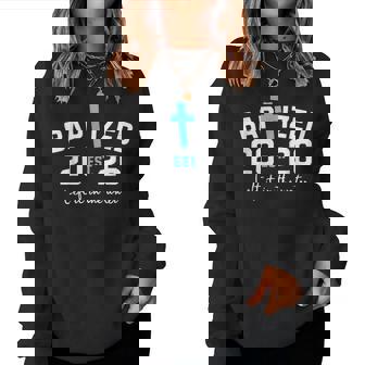 Left It In The Water Baptism Christian Jesus Baptized 2026 Women Sweatshirt | Seseable FR