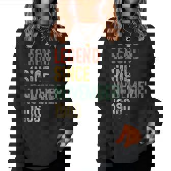 Legend November 1960 65Th Birthday 65 Year Old Women Sweatshirt | Seseable CA