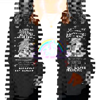 Les Licornesont Fantastiques Cadeau Licorne Pour Adulte Humour Sweat-shirt pour femme - Cadeauxyz