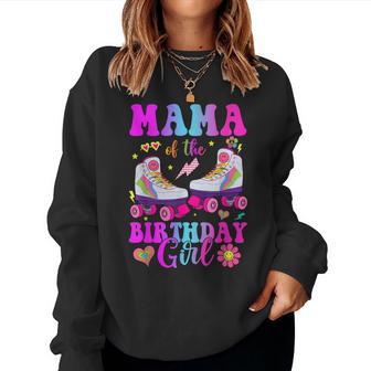 Let's Roll Mama Of The Birthday Girl Roller Skate Birthday Women Sweatshirt - Thegiftio UK
