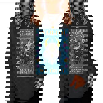 Lilith Goddess Floral Tarot Card In Lilith We Trust Women Sweatshirt | Mazezy