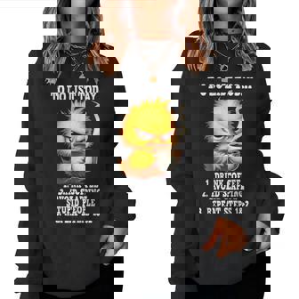 To Do List Today Drink Coffee Avoid Slapping Stupid People Women Sweatshirt - Seseable