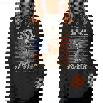 Local Egg Dealer Rooster Farmer Chicken Women Sweatshirt - Thegiftio