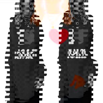 I Love Komaki アイラブ小牧 レディーススウェットシャツ - Kawaiitshirt