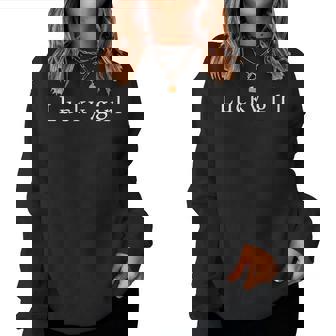 Lucky Girl Minimalist Women Sweatshirt | Seseable UK