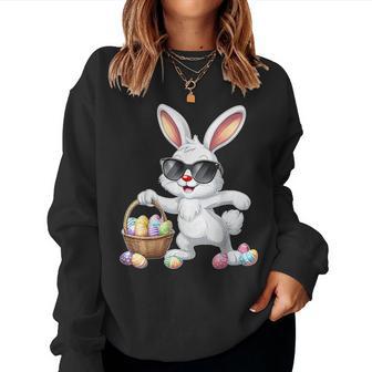 Lustiges Dabbing Bunny Ostern Happy Easter Für Jungen Mädchen Erwachsene Sweatshirt Frauen - Seseable