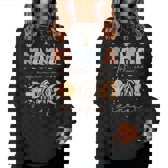 Mama Of Little Miss Onederful First Birthday Boho Rainbow Women Sweatshirt - Thegiftio