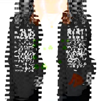 Mama Of The Lucky One First Birthday St Patrick's Day Women Sweatshirt - Thegiftio