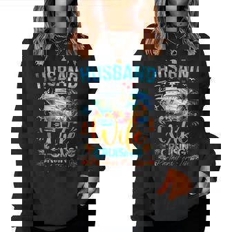 Matching Couple Husband Wife Cruising 2025 Cruise Women Sweatshirt | Mazezy