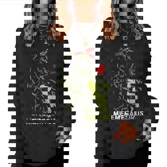 Memeresaurus Memere Dinosaure Tyrannosaurus Baby Fête Des Mères Sweat-shirt pour femme - Cadeauxyz