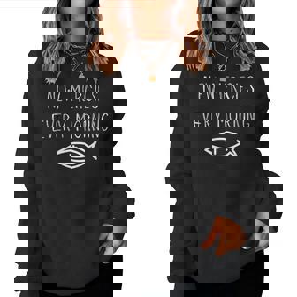 Mercies Jesus Christian Prayers Womens Women Sweatshirt | Mazezy