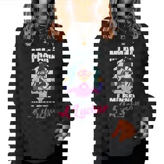 Mi Mama Me Enseno A Luchar Héroe Family Chica Regalo Sudadera Mujer - Regaloses