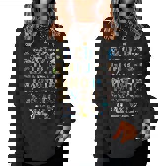 Military Camouflage Alphabet Military Boy And Girl Women Sweatshirt - Seseable