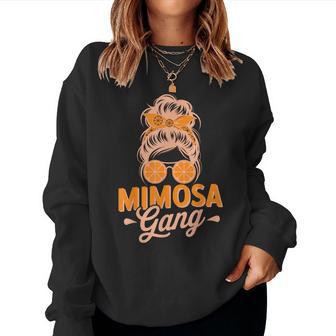 Mimosa Gang Brunch Orange Cocktail Women Women Sweatshirt - Monsterry