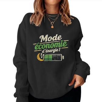 Mode Économie D'énergie Cadeau Homme Humour Original Sweat-shirt pour femme - Cadeauxyz