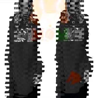 Mom Of The 1 Year Old Football First Birthday Boy Family Women Sweatshirt | Mazezy