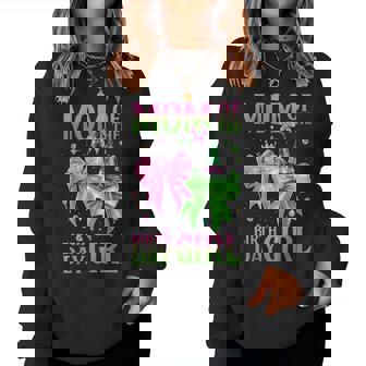 Mom Of The Birthday Girl Coquette Matching Family Party Women Sweatshirt | Seseable FR