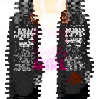 Mommy Of The Birthday Girl Dogs Paw Theme Family Party Women Sweatshirt | Mazezy