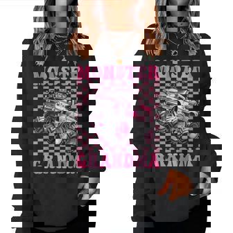 Monster Truck Grandma Family Matching Monster Trucks Bday Women Sweatshirt | Seseable FR