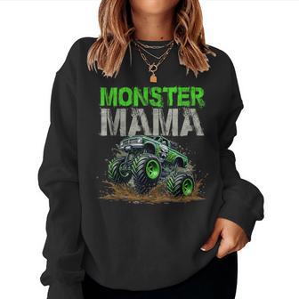 Monster Truck Mama Family Matching Monster Truck Lovers Mom Women Sweatshirt - Seseable
