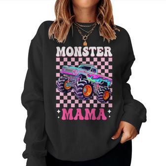 Monster Truck Mama Monster Truck Mom Family Matching Women Sweatshirt - Thegiftio UK