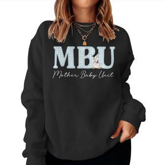 Mother Baby Unit Mother Baby Nurse Postpartum Nurse Goose Women Sweatshirt - Thegiftio