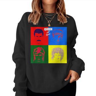 Official Queen Hot Space Women Sweatshirt - Monsterry