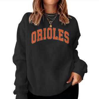 Oriole Name Retro Vintage For Boy Girl Women Sweatshirt - Thegiftio UK