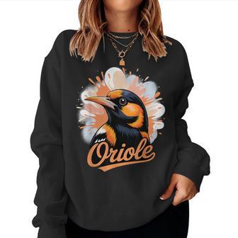 Oriole Retro Vintage For Boy Girl Bird Women Sweatshirt - Monsterry