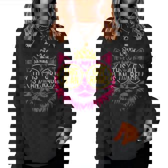 This Is An Outrage Princess Cat Donut Gold Mens Women Sweatshirt - Thegiftio